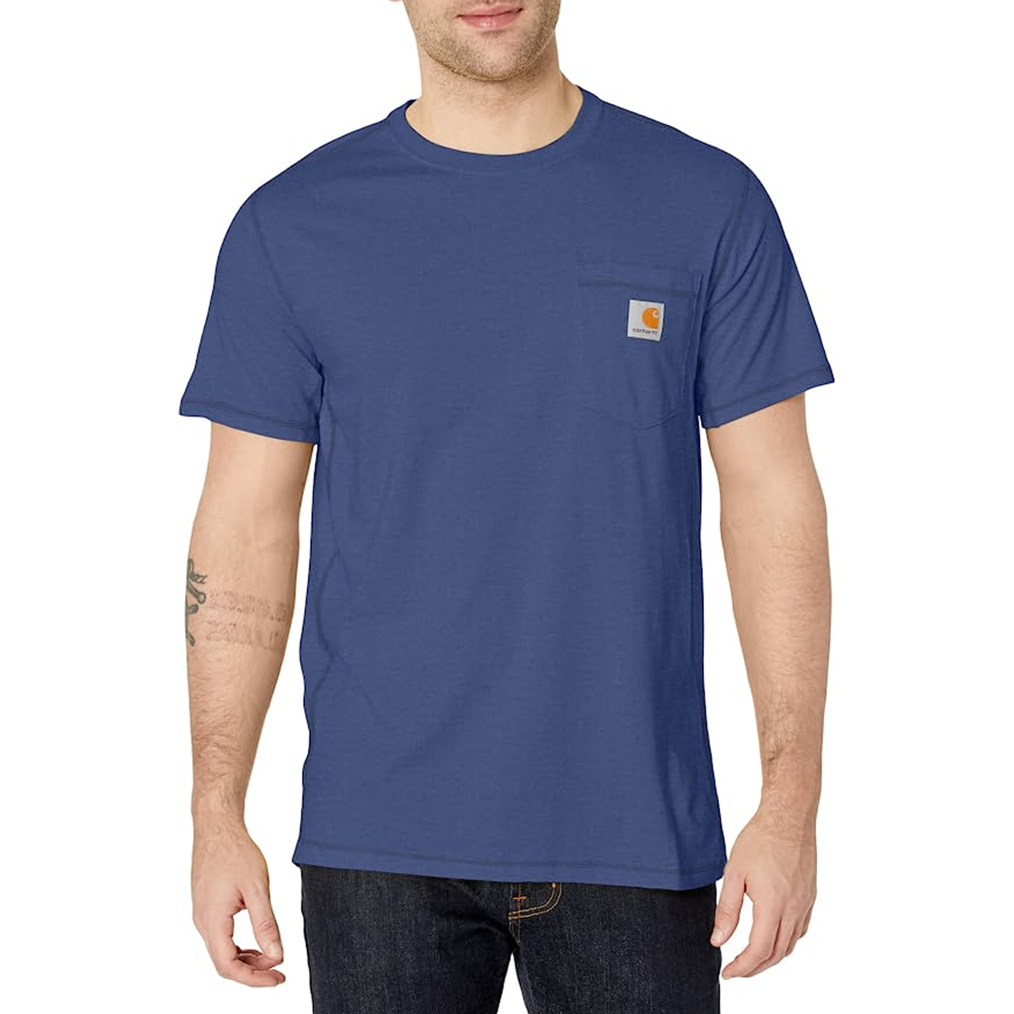 Carhartt Workwear Pocket Tee - Scout Blue Heather - Well Bred Store
