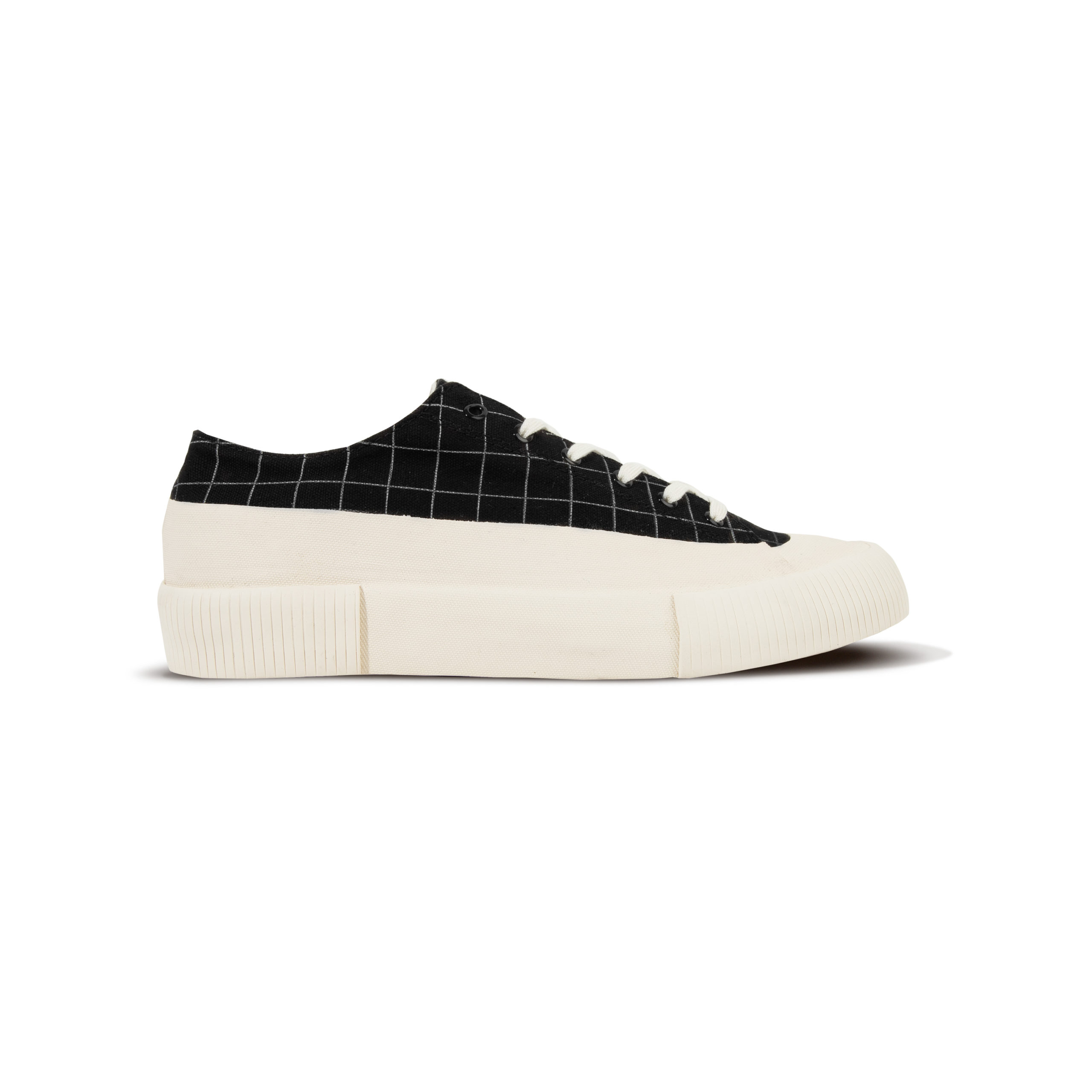 Arise Groov Shoes - Low Grid Canvas Black - Well Bred Store