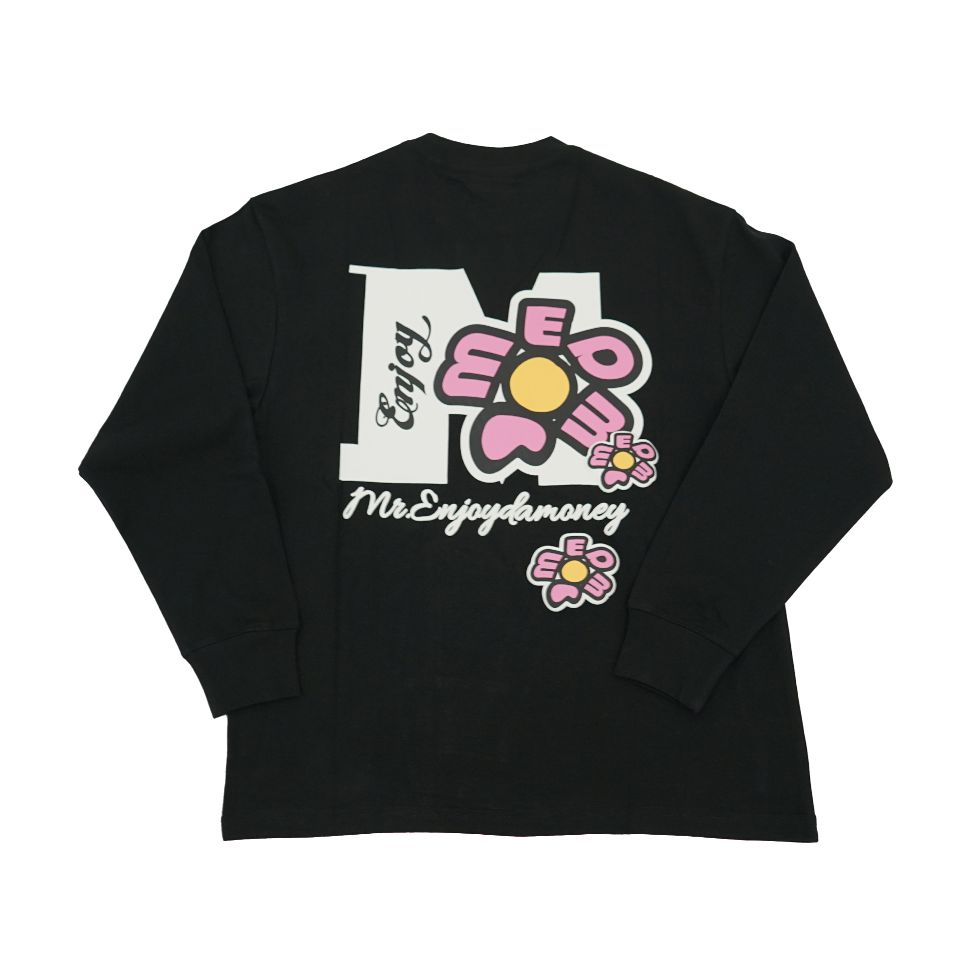 MEDM Cartoon Flower LS Tee