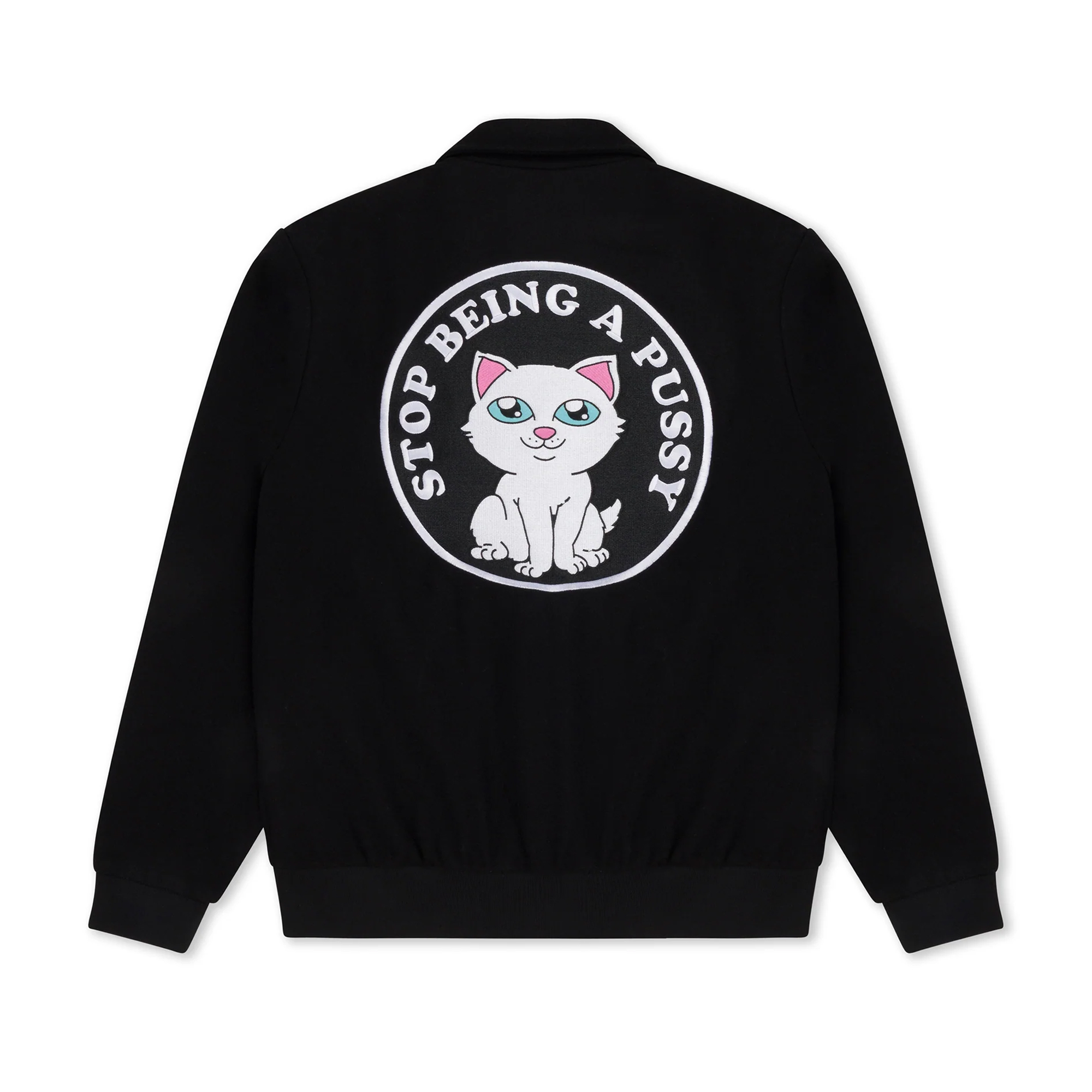RND Stop Being a Pussy Varsity Jacket