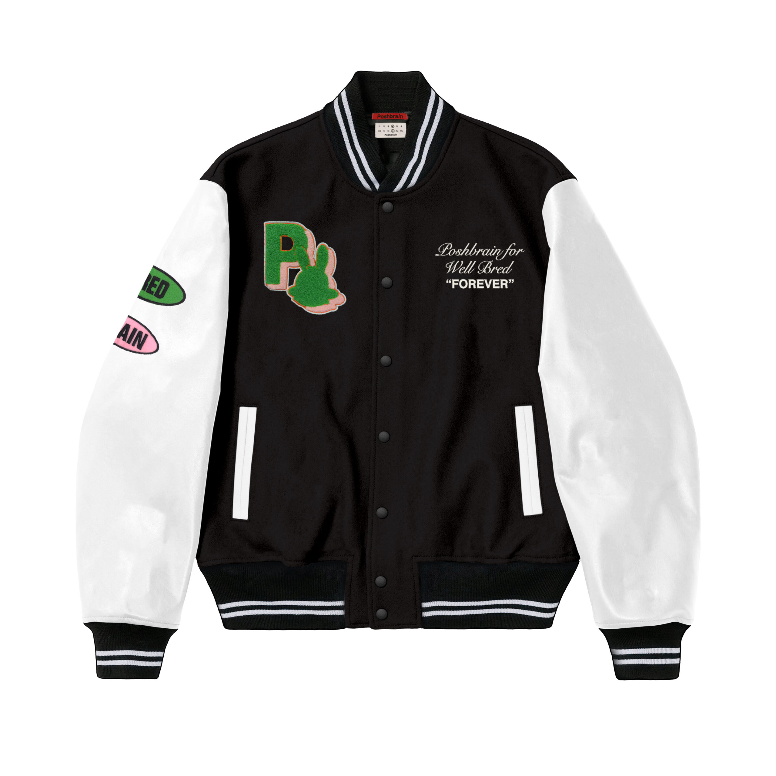 Posbrain X Well Bred Icon Varsity Jacket - Well Bred Store