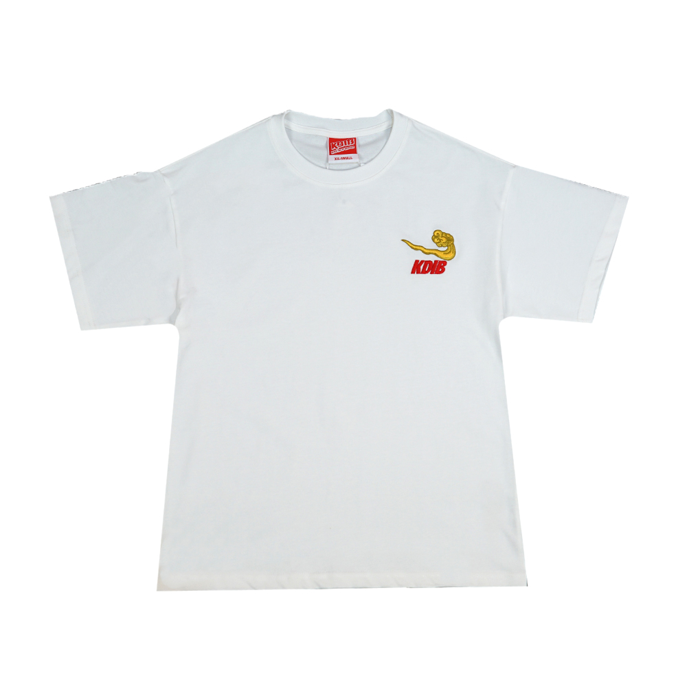 Kdib Cloud Emb Tee - White