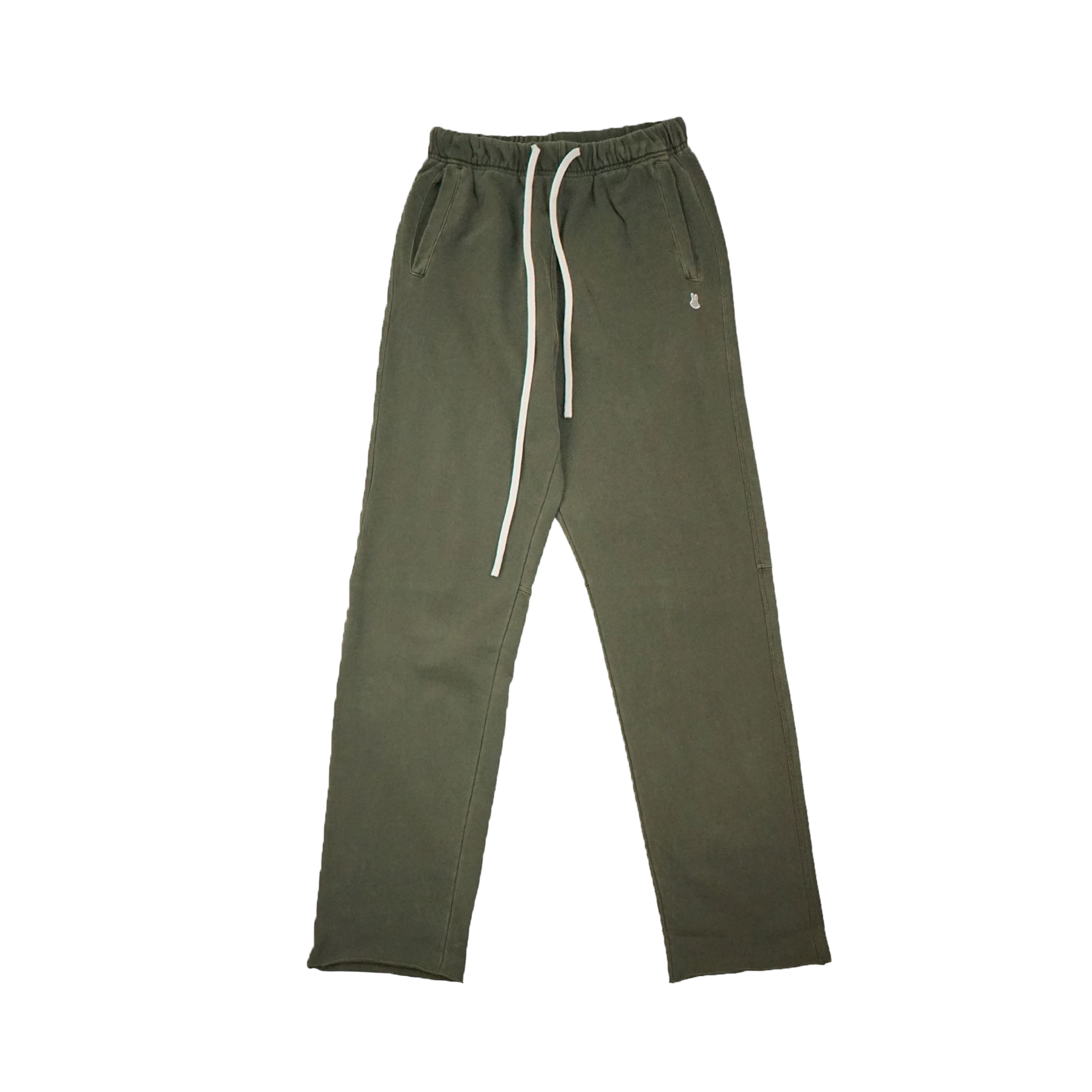 Wb Everyday Washed Relaxed Pants - Olive