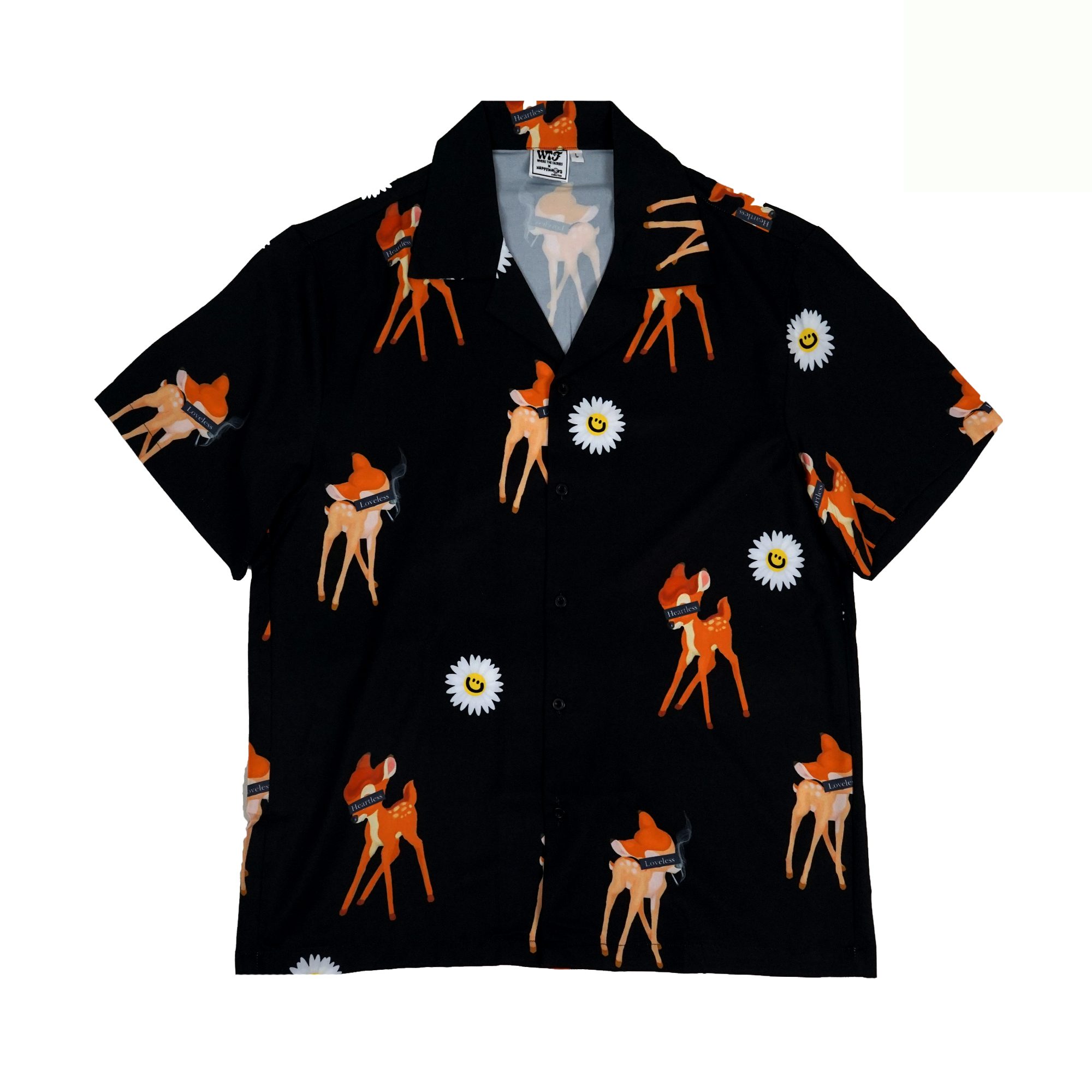 Wtf x Happynauts Bambi Shirt - Black