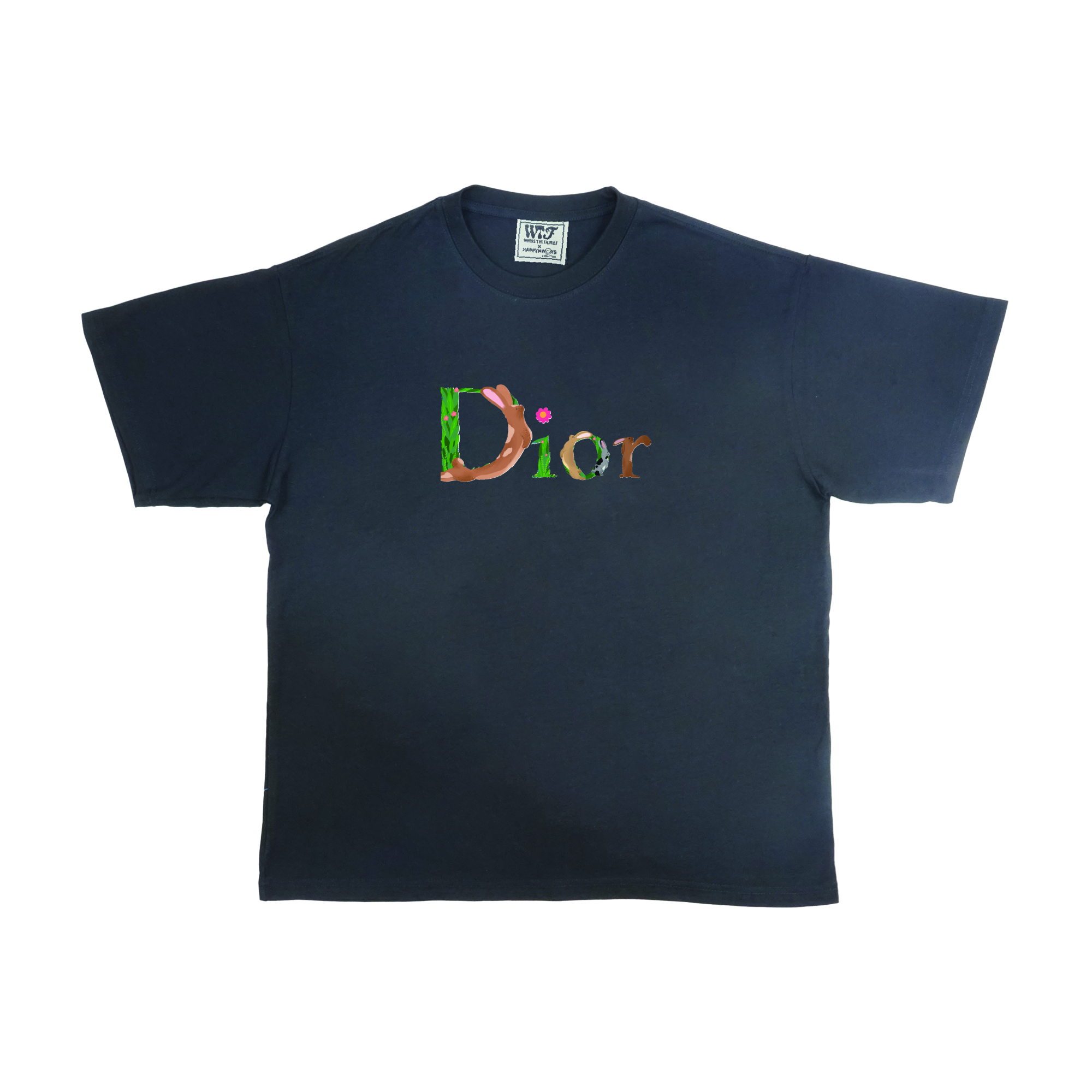 Wtf x Happynauts Bond Tee - Black