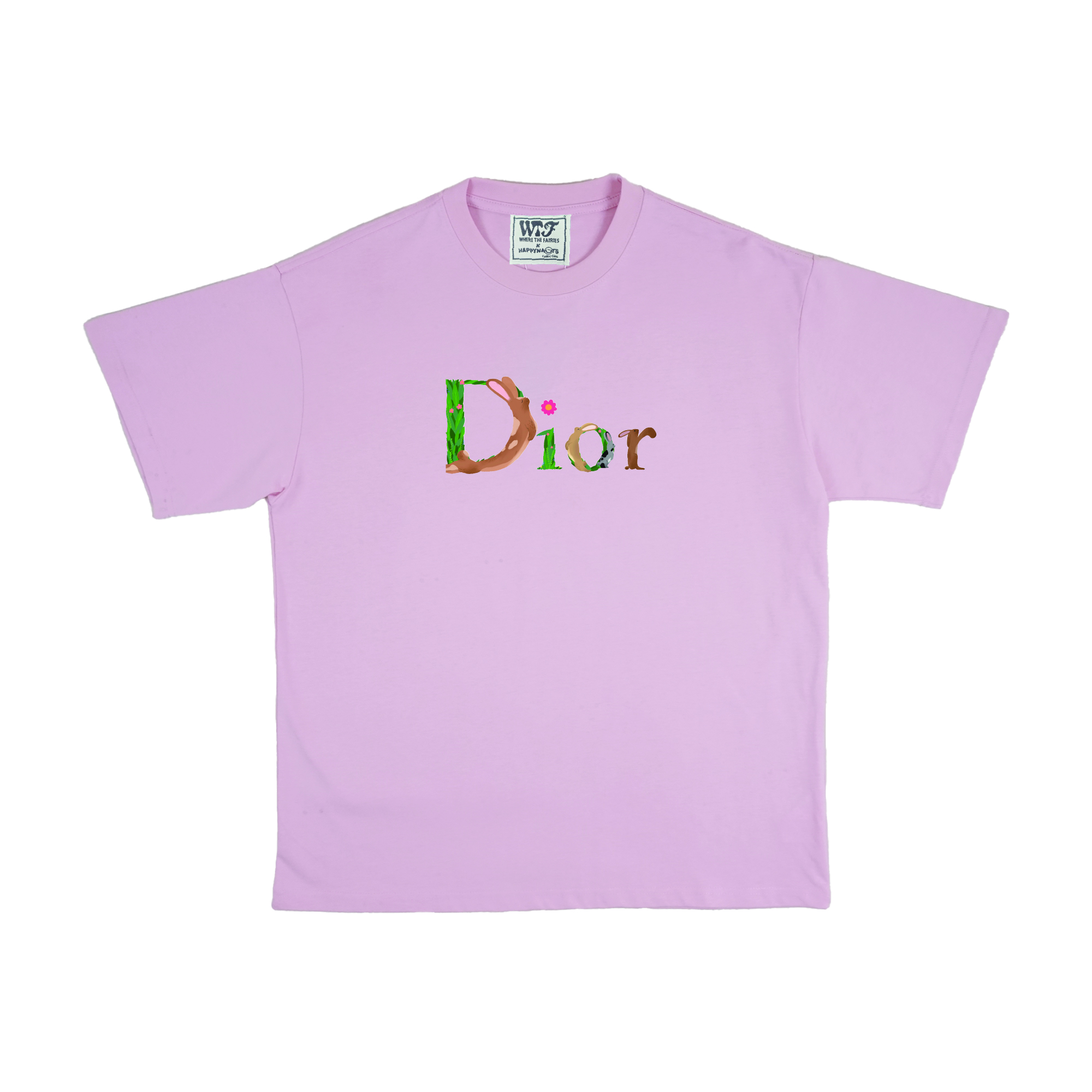Wtf x Happynauts Bond Tee - Pink