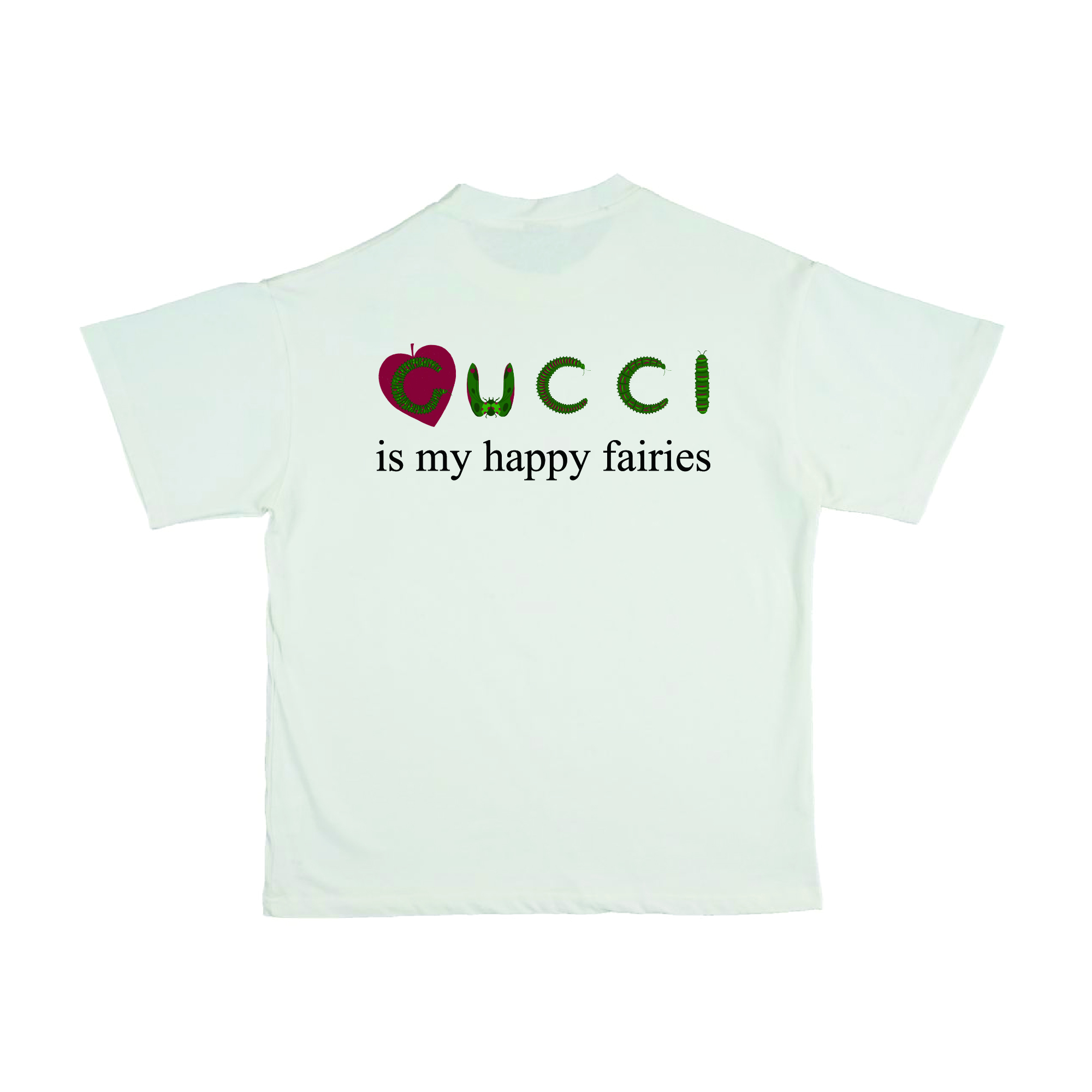 Wtf x Happynauts Bugdy Tee - White