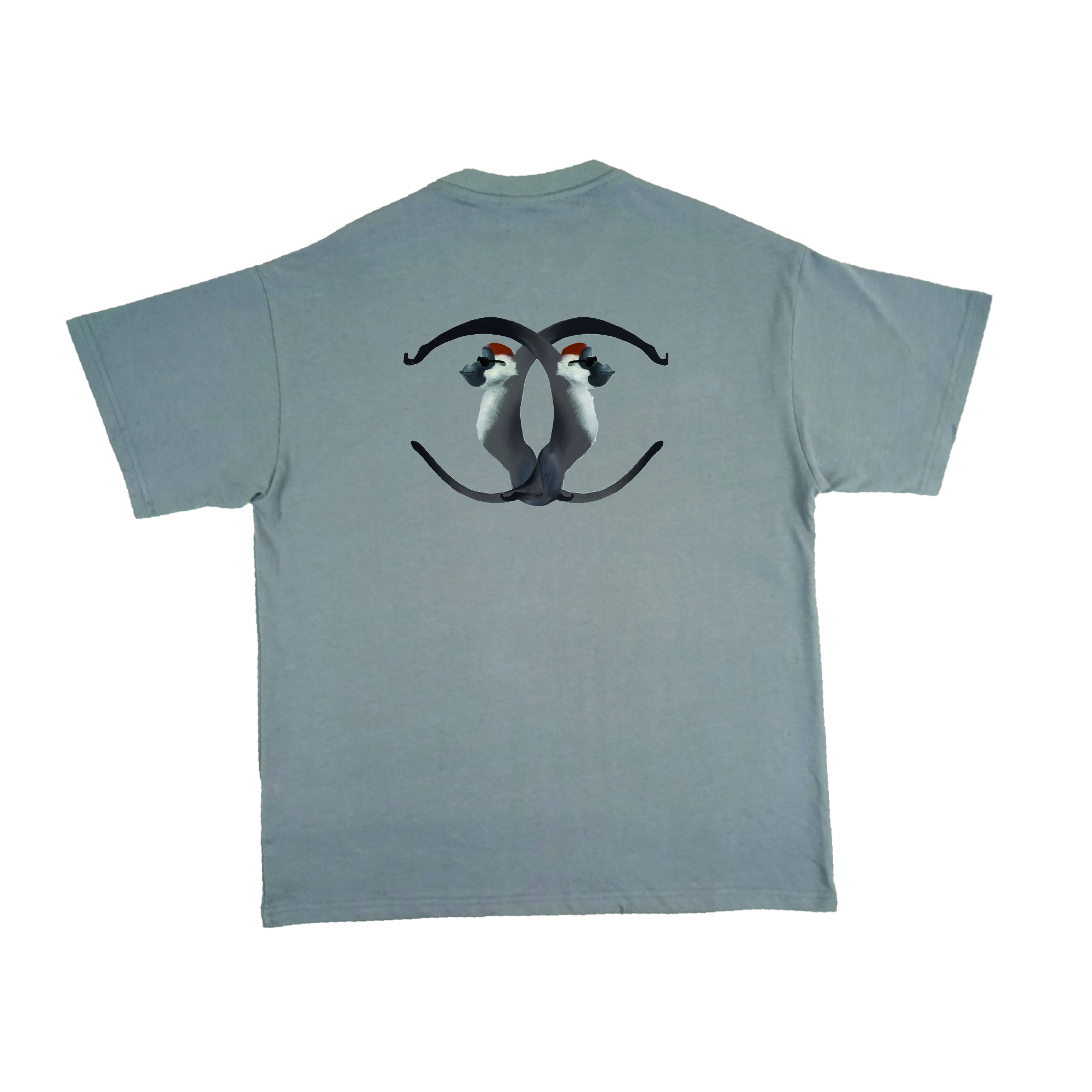 Wtf x Happynauts Mcmd Tee - Cement