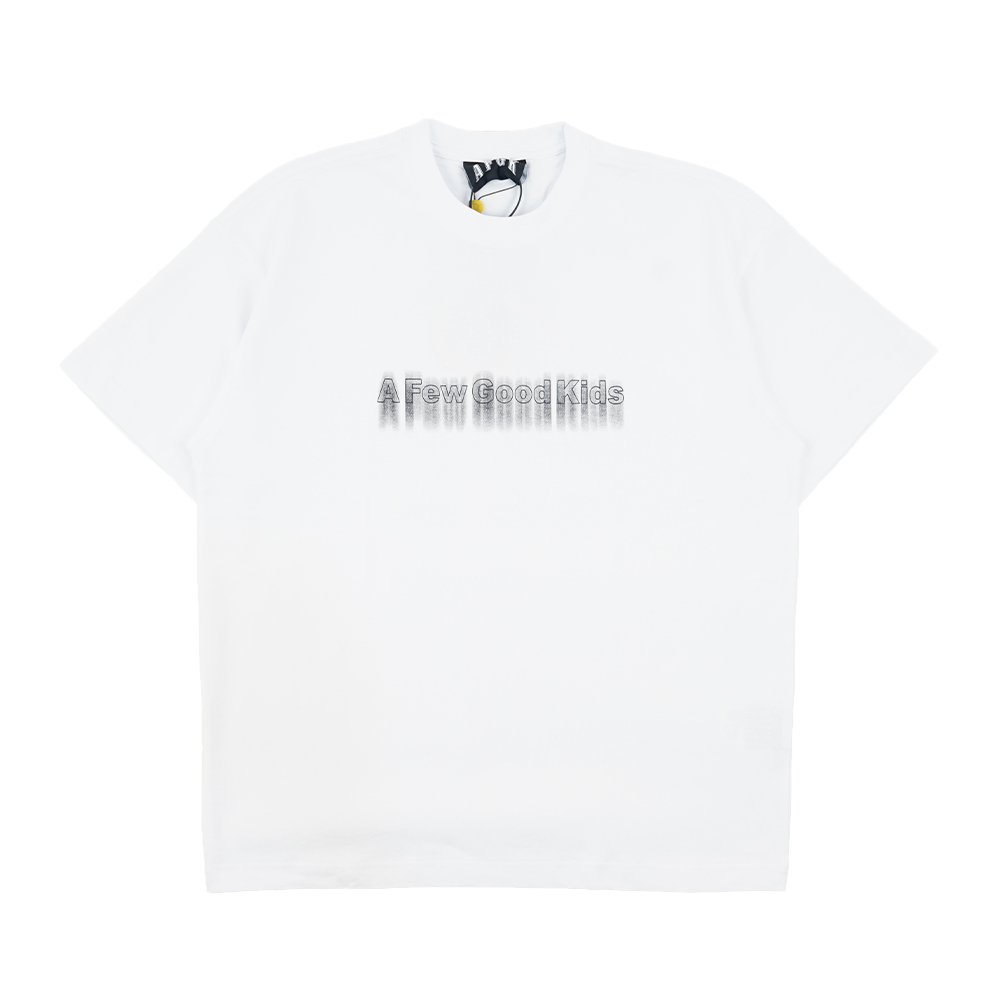 AFGK Center Words Tee - White