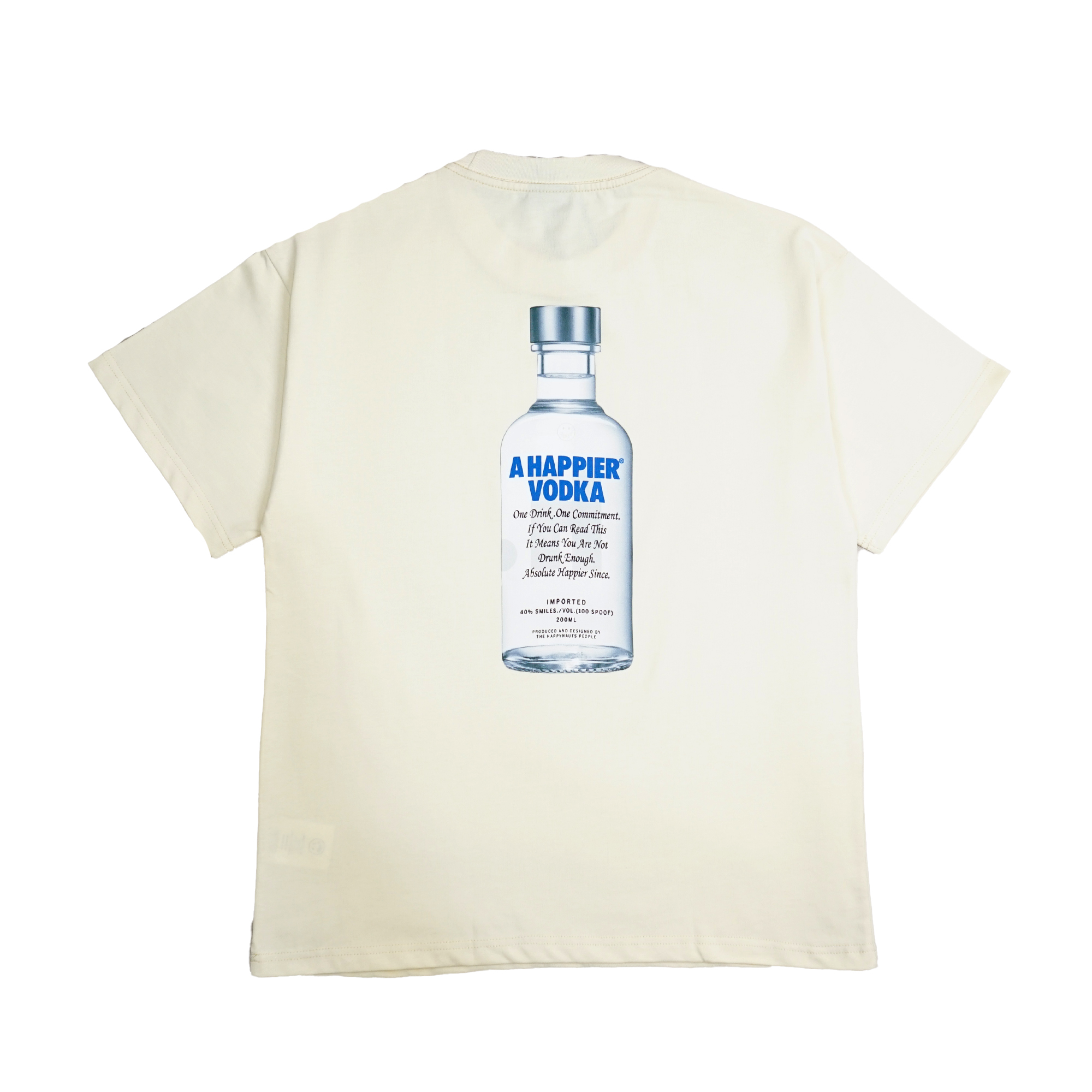 Happynauts Vodka Tee - Cream