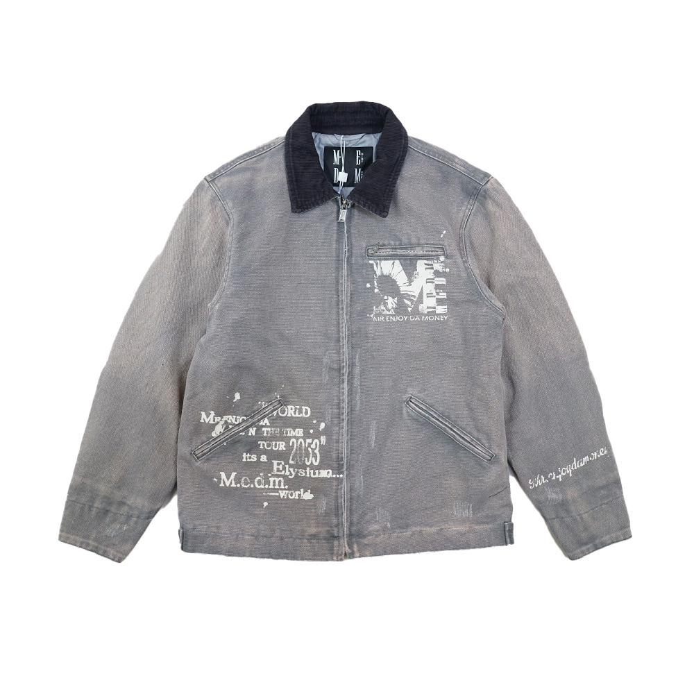 Medm Angel Zip Jacket - Grey