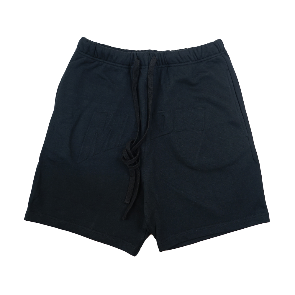 Medm Embossed Logo Shorts - Black