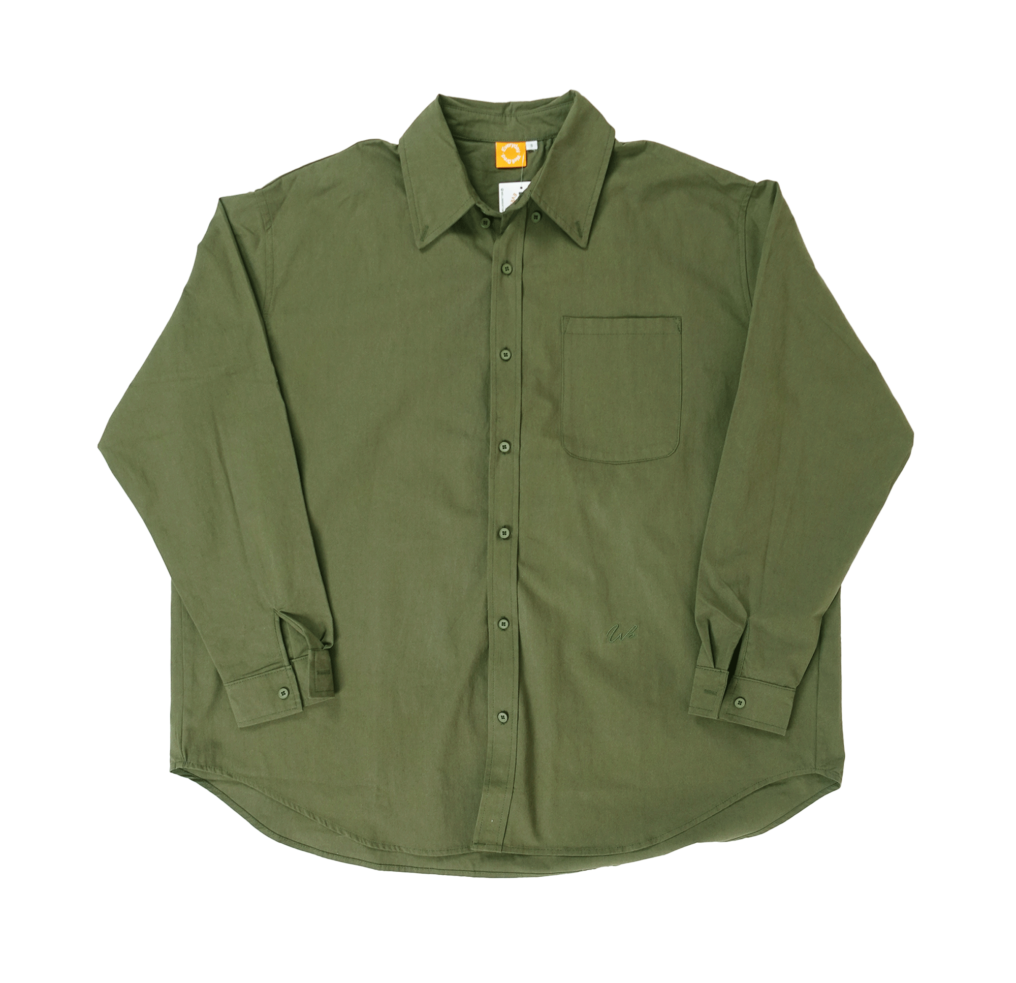 Wb Everyday BF Ls Shirt - Olive