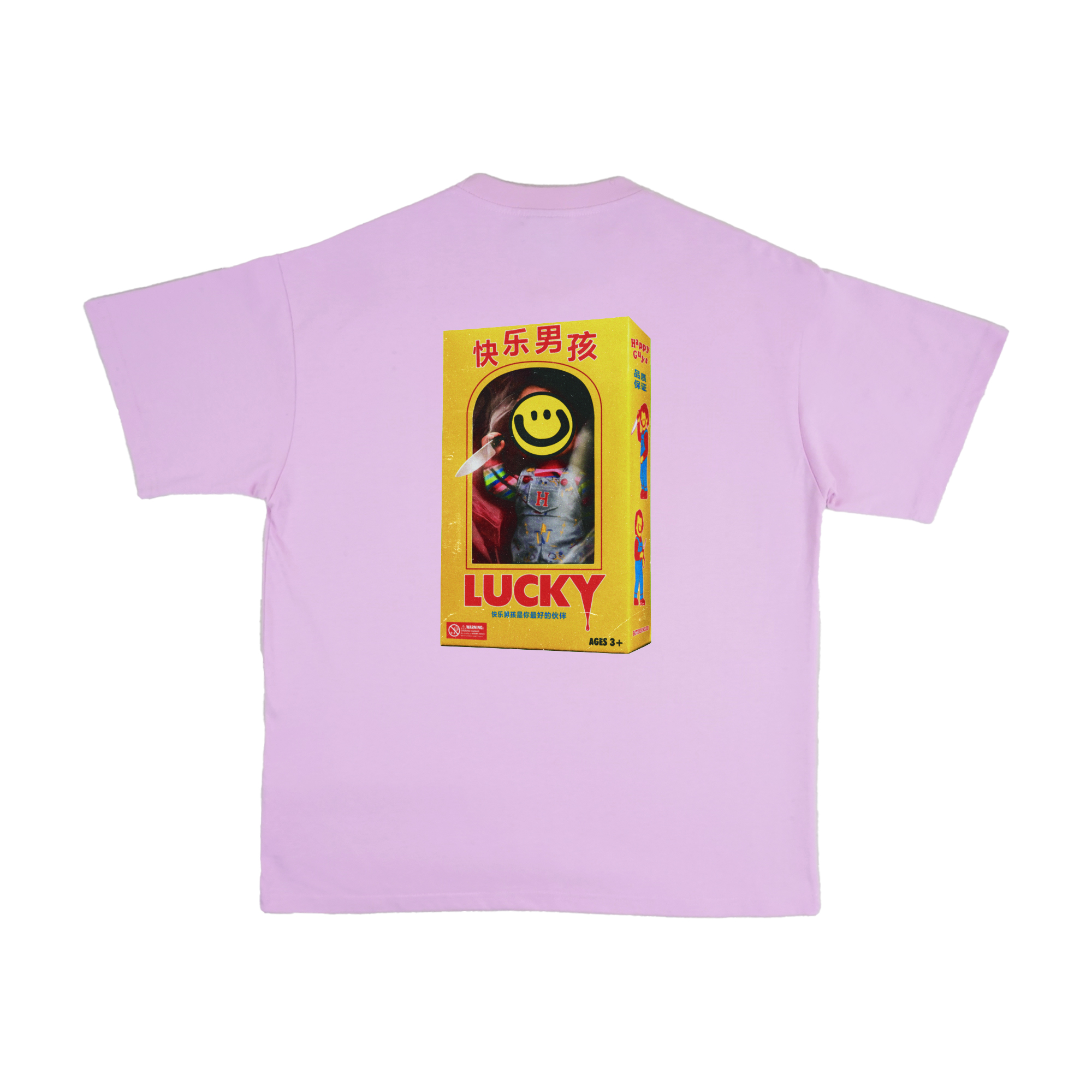 ???888 Happynauts Chuck U 2.0 Tee - Pink