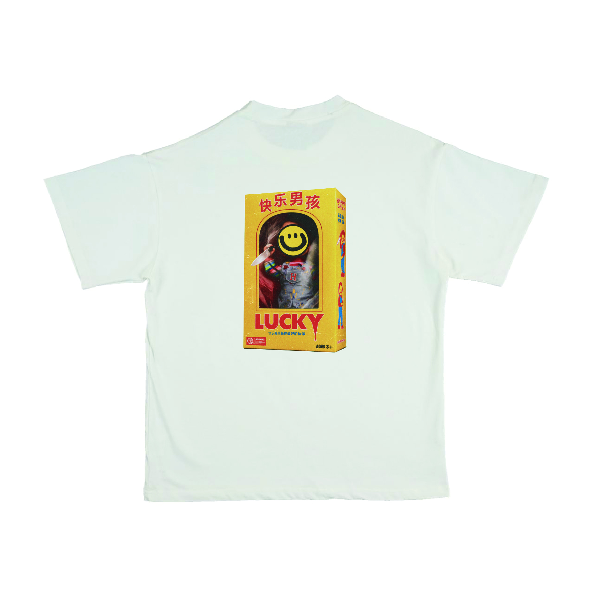 ???888 Happynauts Chuck U 2.0 Tee - White