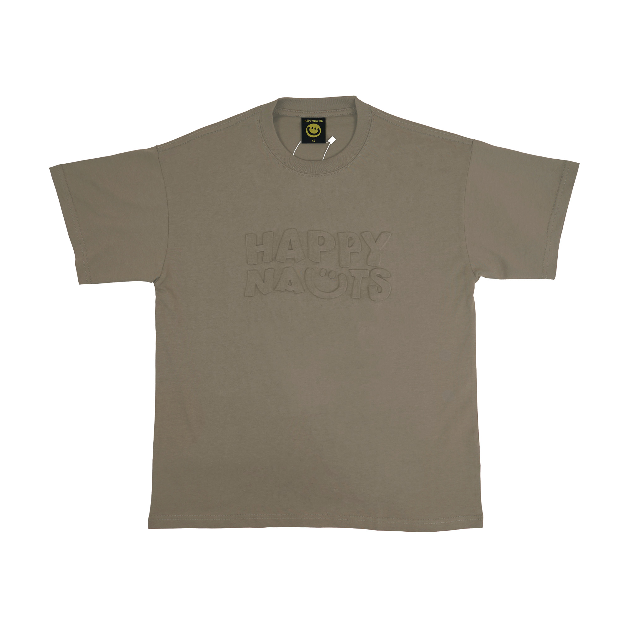 Happynauts Emboss Basic Tee - Brown