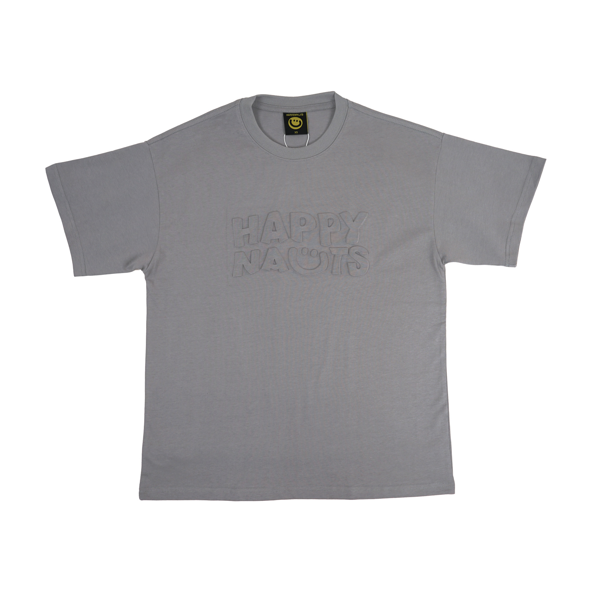 Happynauts Emboss Basic Tee - Cement
