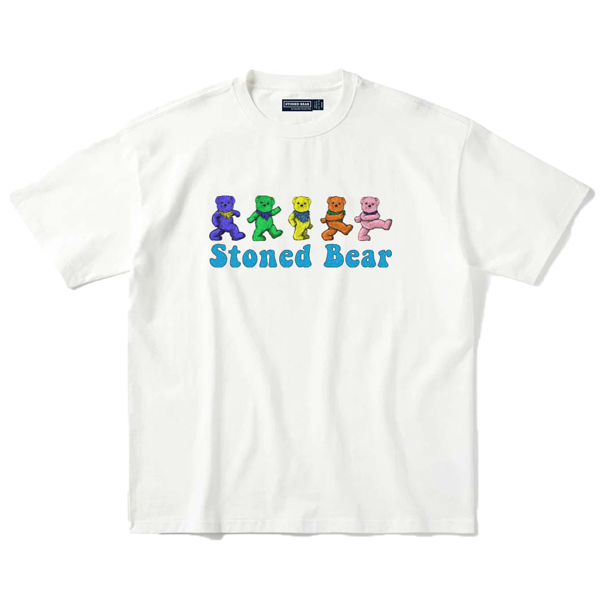 PYC Stoned Bear Grateful Stoned Tee - White