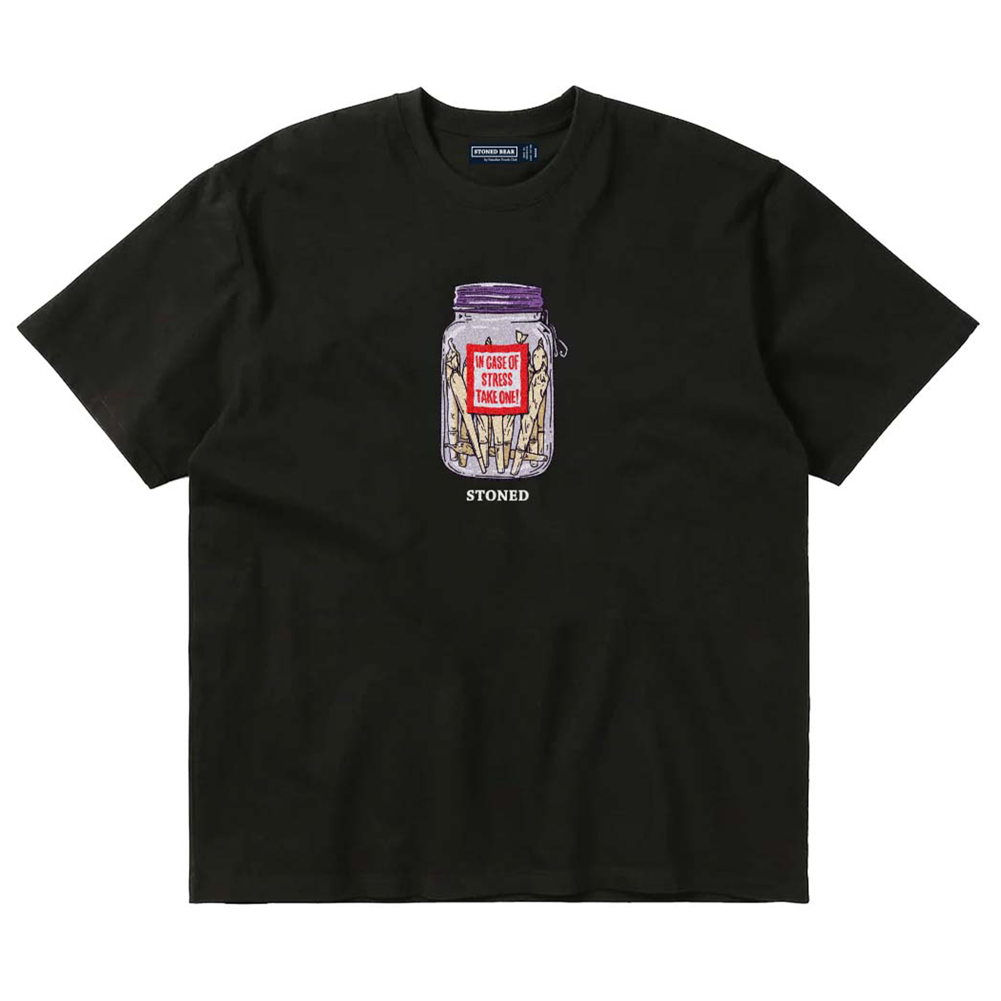 PYC Stoned Bear Stoned Jar Tee - Black