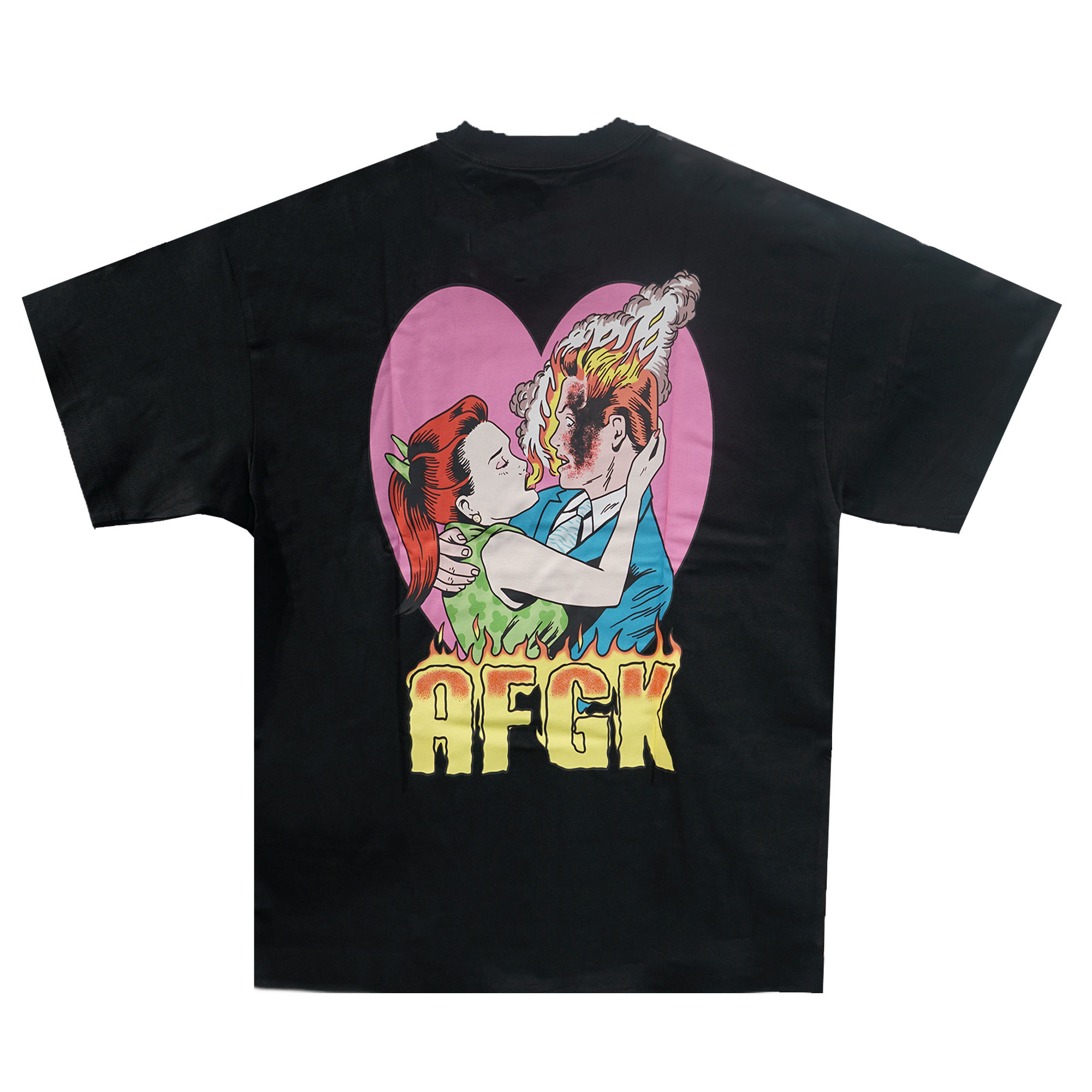 Afgk Burning Love Tee - Black