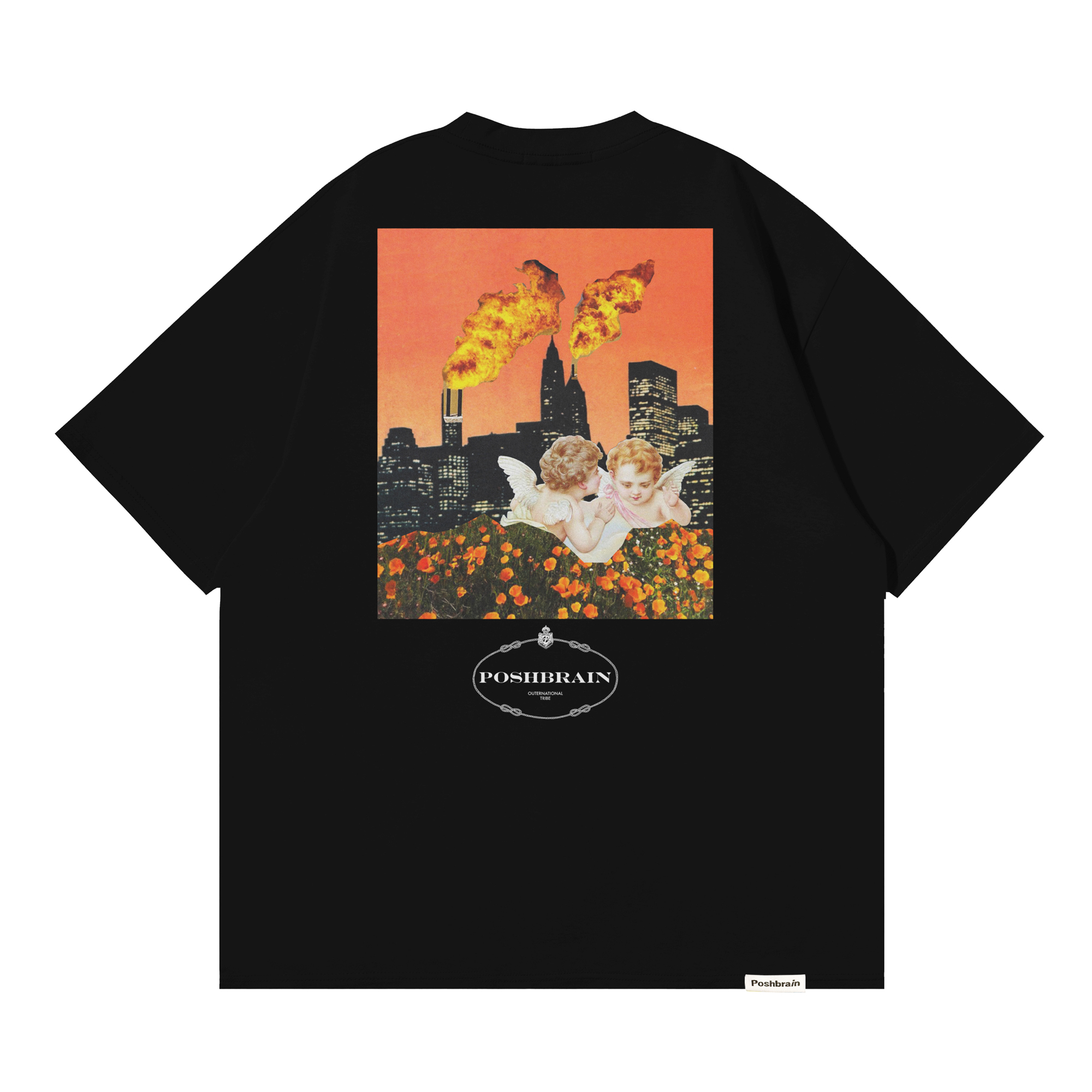 Poshbrain Citidrim Tee - Black