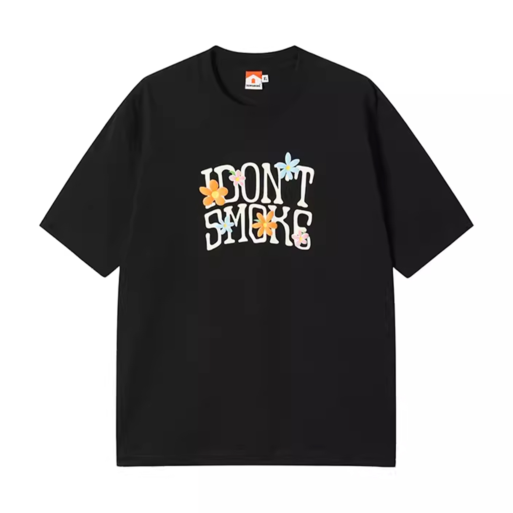 Donsmoke Flower Logo Tee - Black