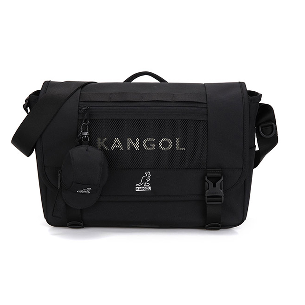 Kangol Icon III Messenger Bag - Black