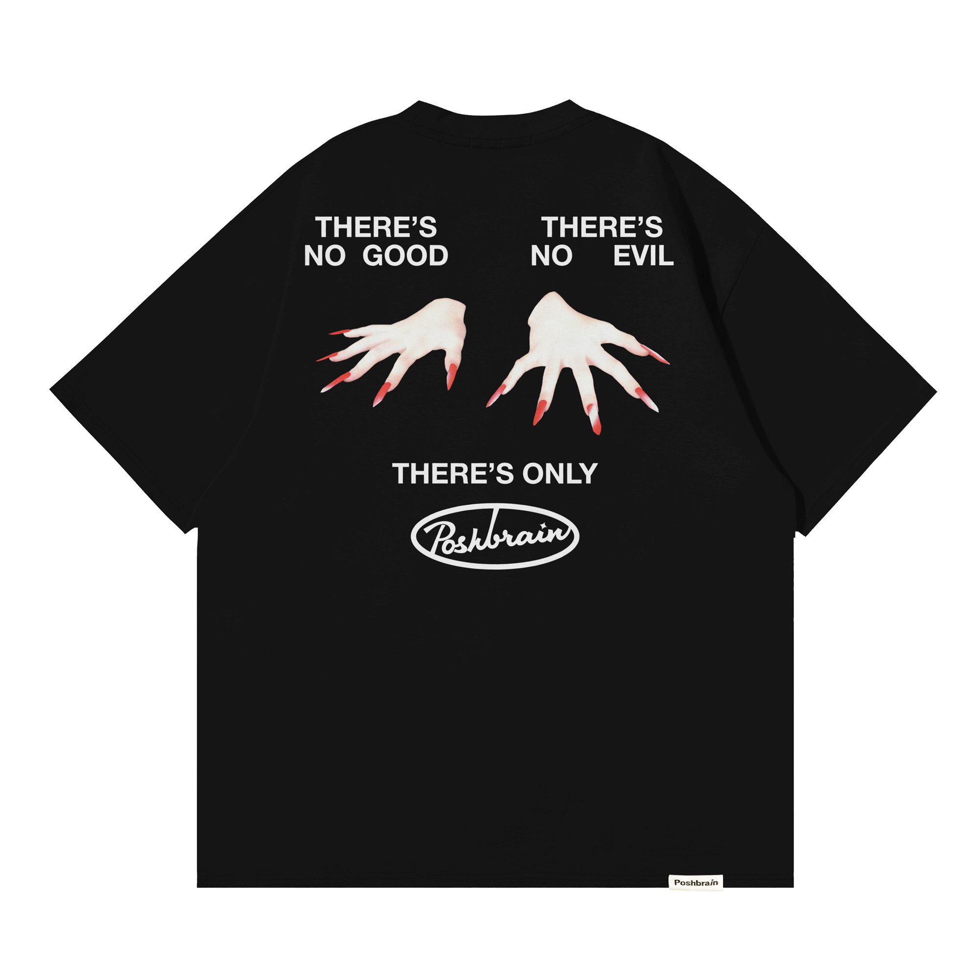 Poshbrain Only Tee - Black