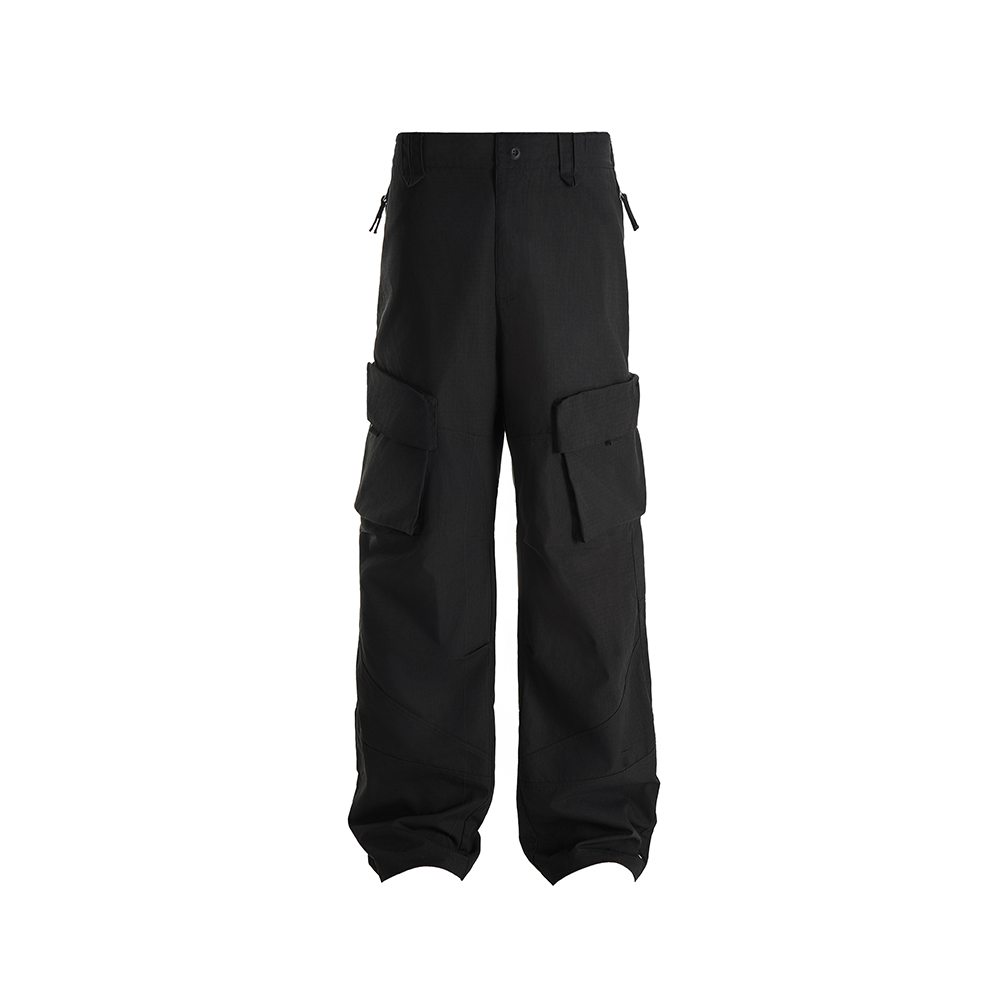 Whoosis 3D Cargo Pants - Black