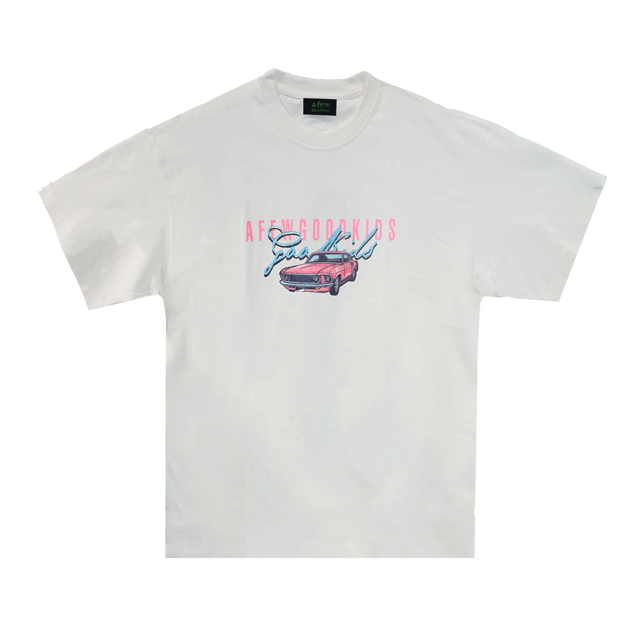 Afgk Car Tee - White