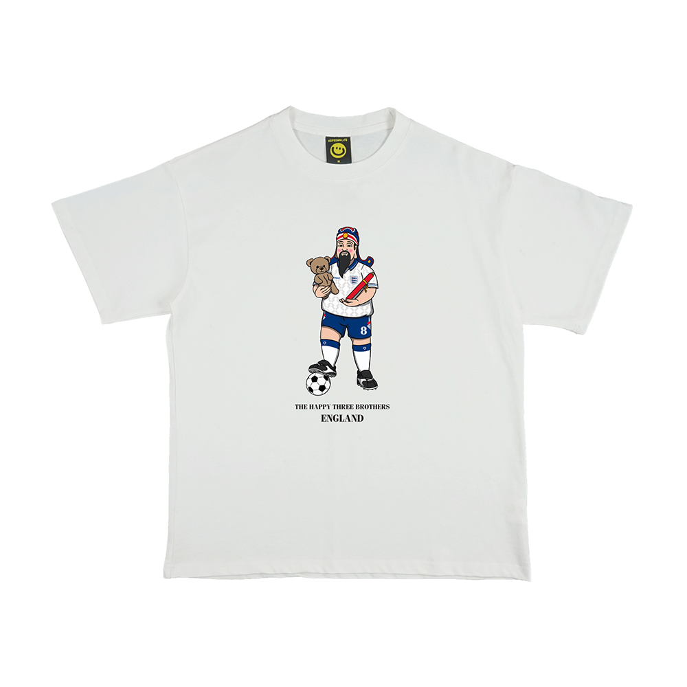 Happynauts ??England Tee - White