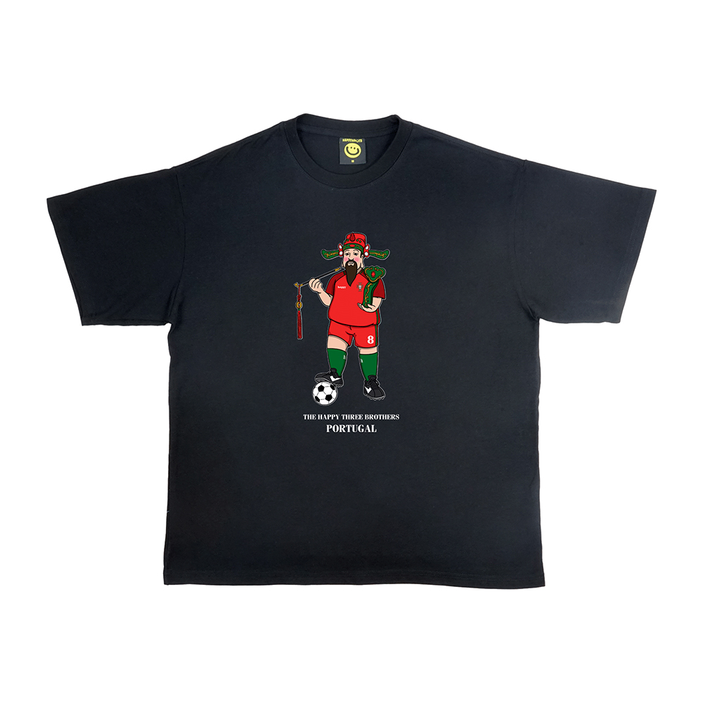 Happynauts ??Portugal Tee - Black