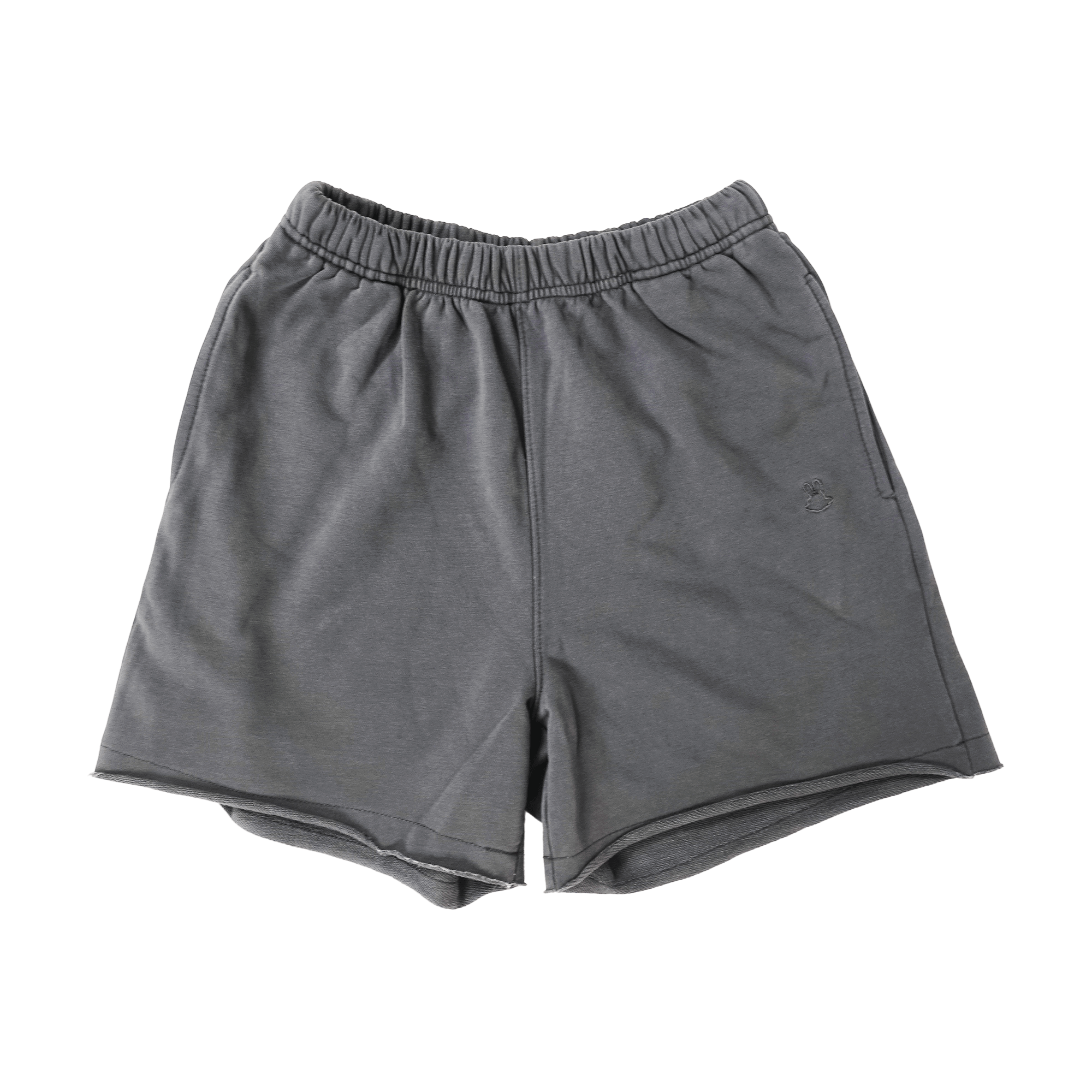 Wb Everyday Rabbit Emb Wsh Wm Shorts - Charcoal