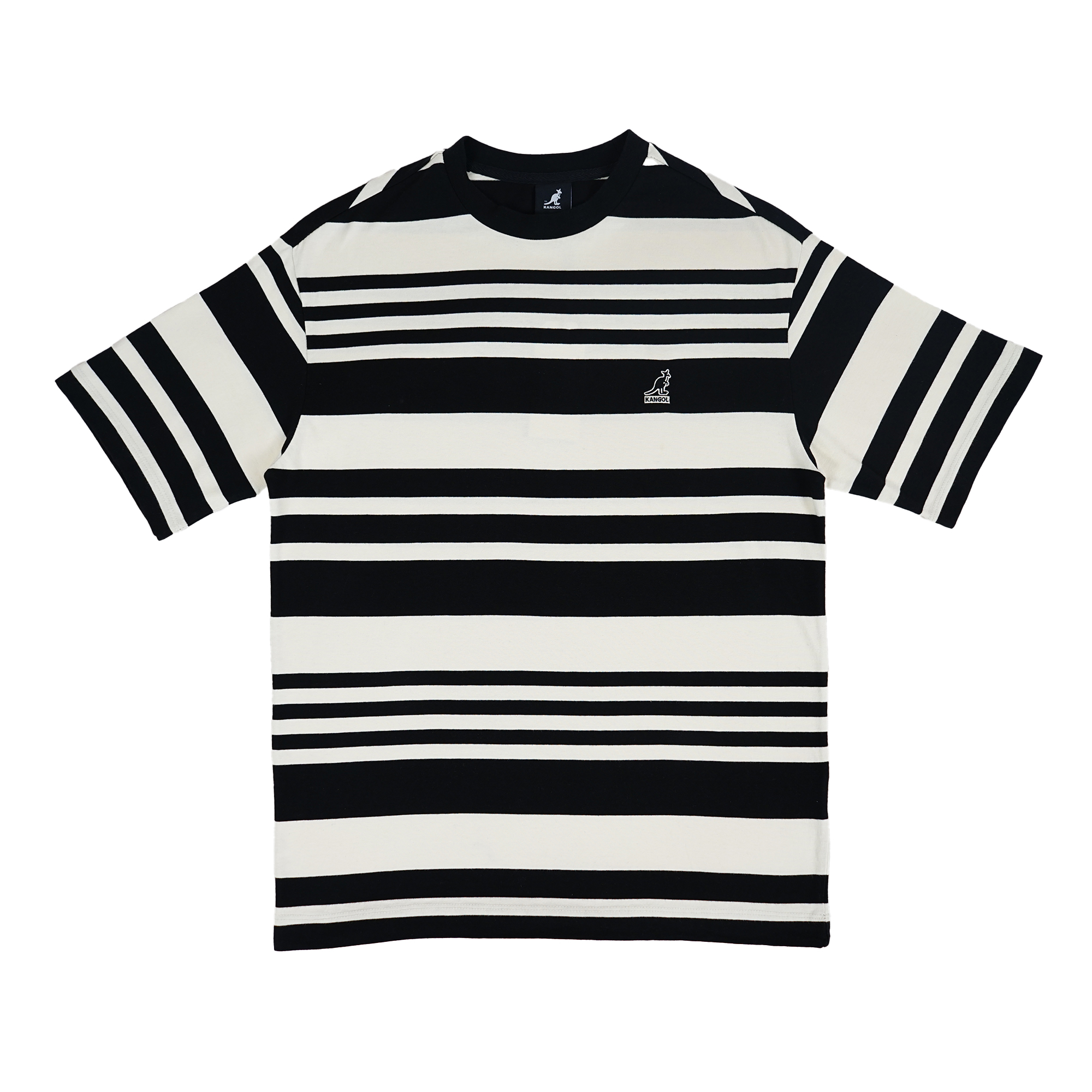 Kangol Letter Stripe Tee - Black