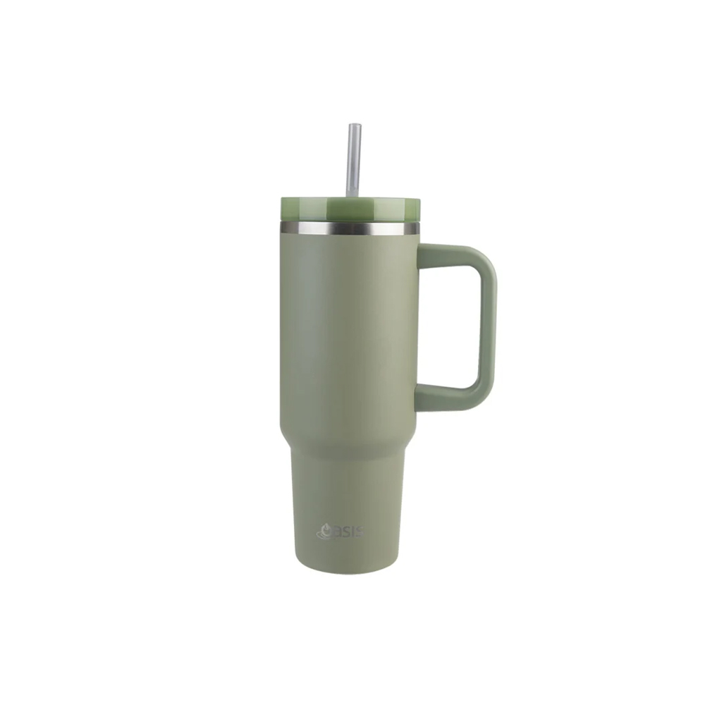 Oasis S/S Insulated Commuter Travel Tumbler 1.2L - Olive Green