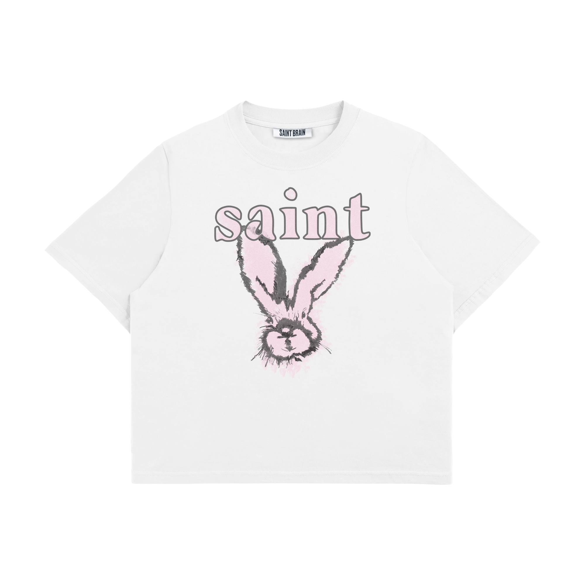 Saint Brain Saint Bunny Wm Tee - White