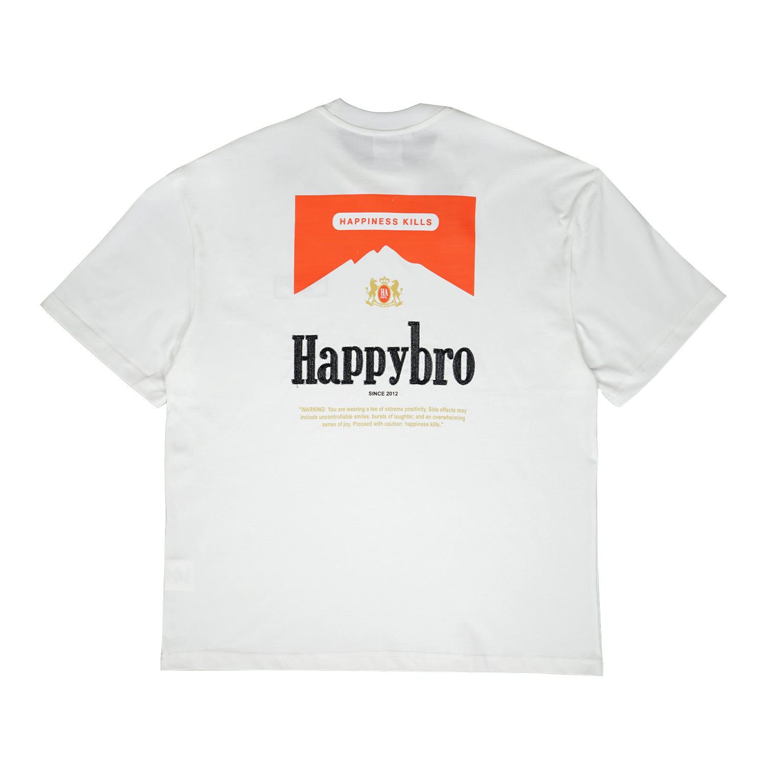 Happynauts Happybro Pack Stitch Tee - White