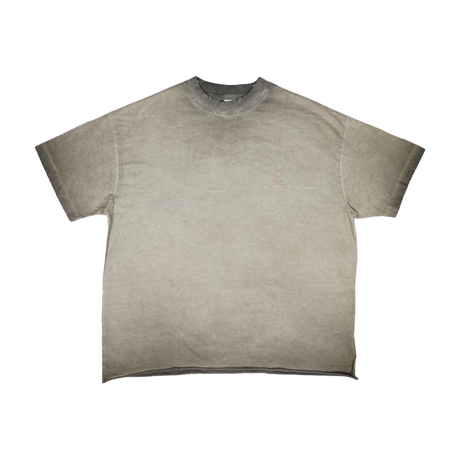 Wb Everyday Distressed Wsh Tee - Chocolate