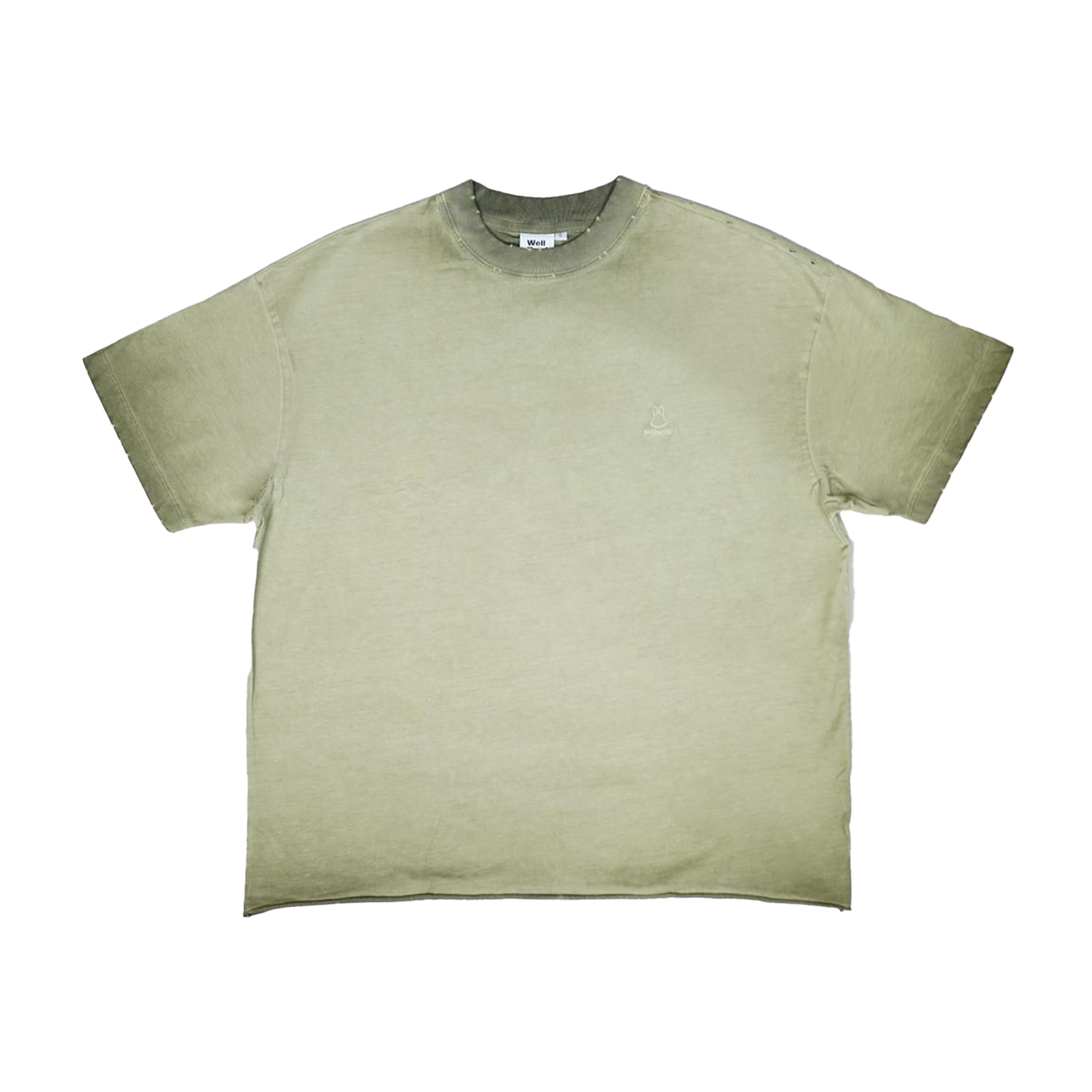 Wb Everyday Distressed Wsh Tee - Olive